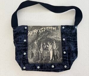 1970s Aerosmith Rocks Album Cover Handcrafted Shoulder Bag